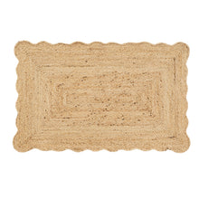  Scalloped Jute Mat