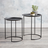 Set of 2 Black Nesting Tables