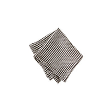  Textured Check Dish Cloth S/2 - Black