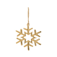  Gold Snowflake Ornament