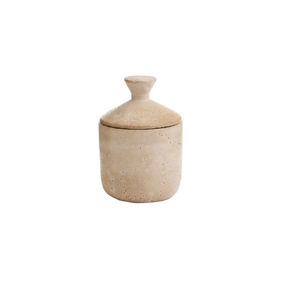 Travertine Cement Pot