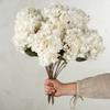 White Hydrangea Floral Stem