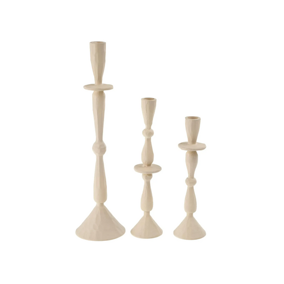 Imani Candleholder - Cream