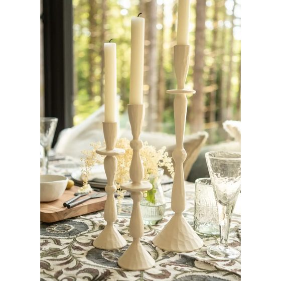 Imani Candleholder - Cream