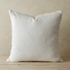 Lina Linen Pillow - Ivory