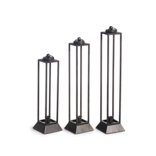  Black Iron Candle Lantern