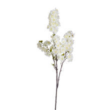  38" White Cherry Blossom Spray