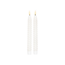  Twisted Tapered Candles - S/2