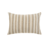 Seaside Stripe Linen Pillow - 16" x 24"