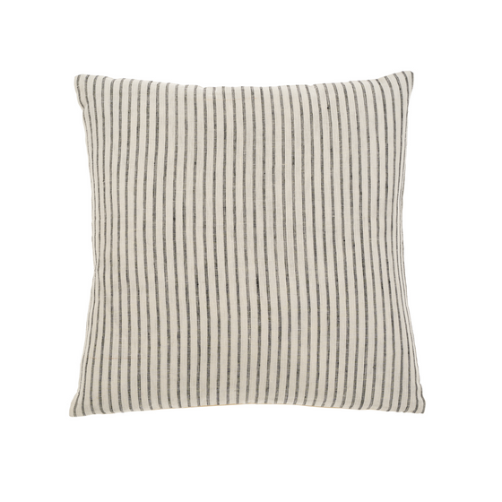 Ticking Stripe Linen Pillow - 20" x 20"