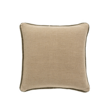  Honfleur Linen Pillow Charcoal - 20" x 20"