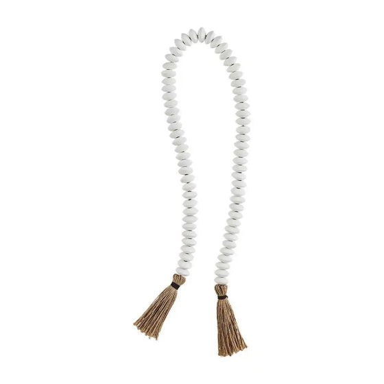 White Tassel Decor Beads